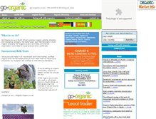 Tablet Screenshot of go-organic.co.za